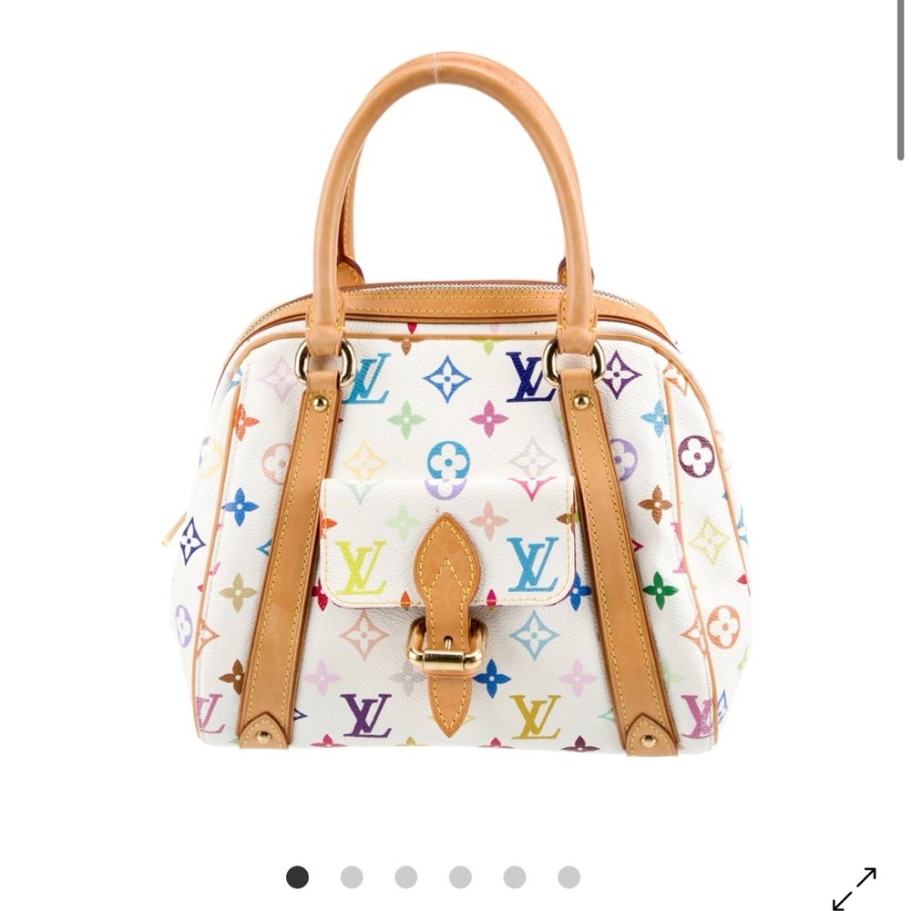 Louis Vuitton White Multicolor Priscilla